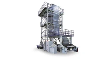 ABC kolm kihti üles pöörlev kilepuhumismasin